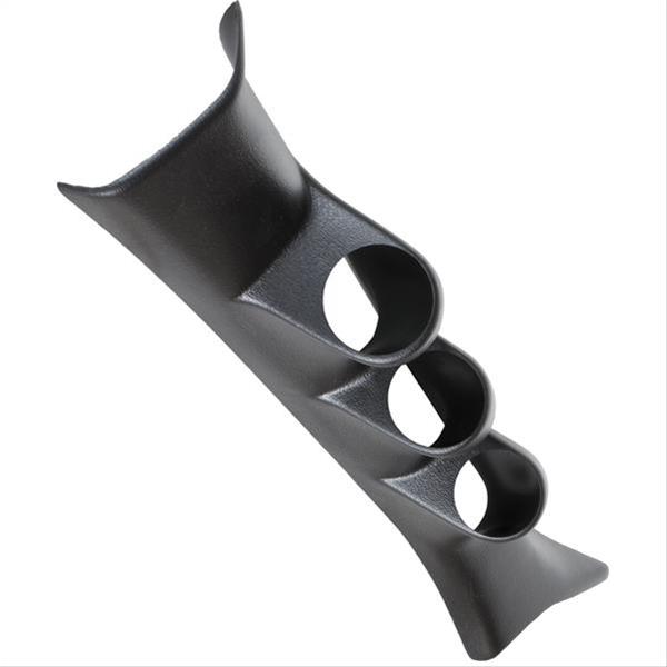 AutoMeter Pillar Gauge Pods for 1995-1999 MAXIMA - 22803 Mount, Pod, Triple, 2 1/16 in., Black, Full Coverage, Nissan, Each