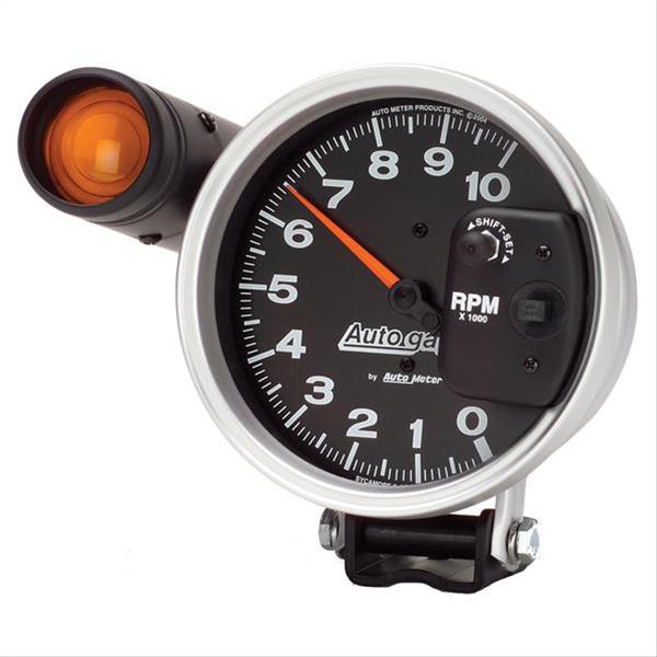 Autometer 5 inch 10,000 RPM Monster Shift Lite Pedestal Tachometer thumbnail 6