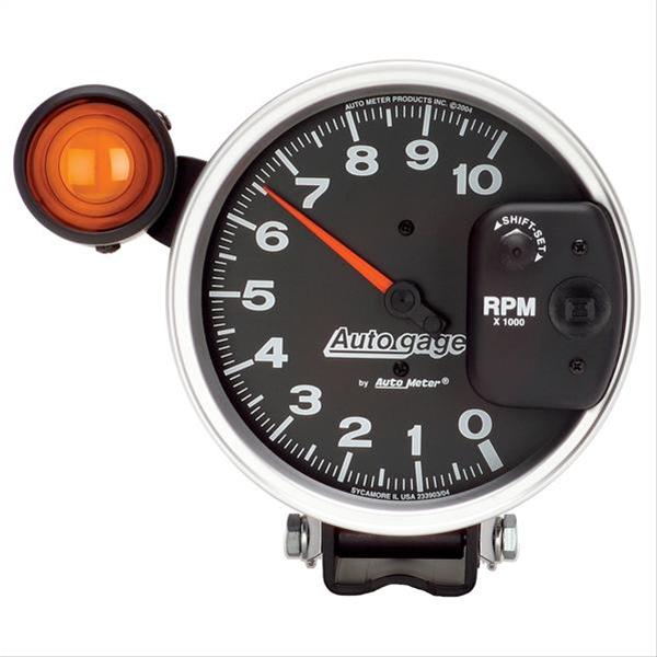 Autometer 5 inch 10,000 RPM Monster Shift Lite Pedestal Tachometer thumbnail 5