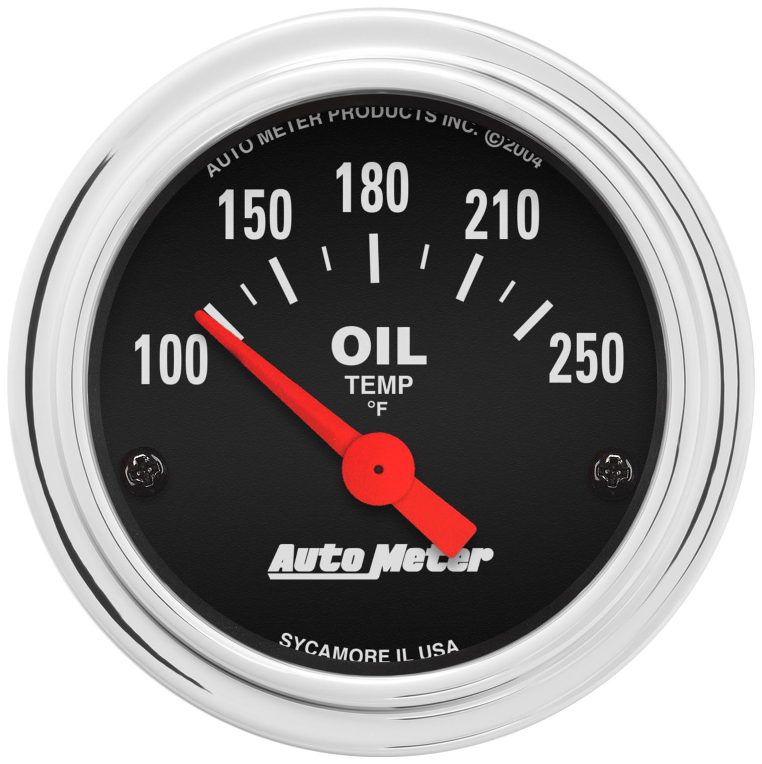 AutoMeter 2542 AutoMeter Traditional Chrome Analog Gauges Summit Racing