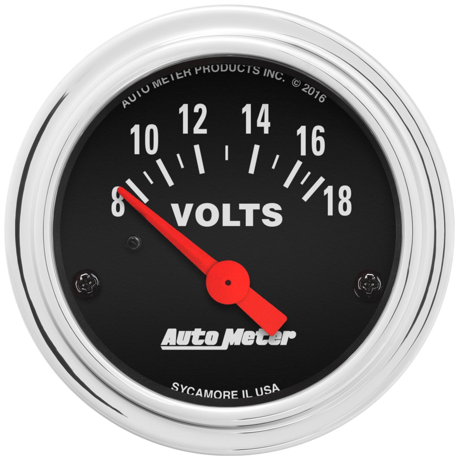 AutoMeter 2592 AutoMeter Traditional Chrome Analog Gauges Summit Racing