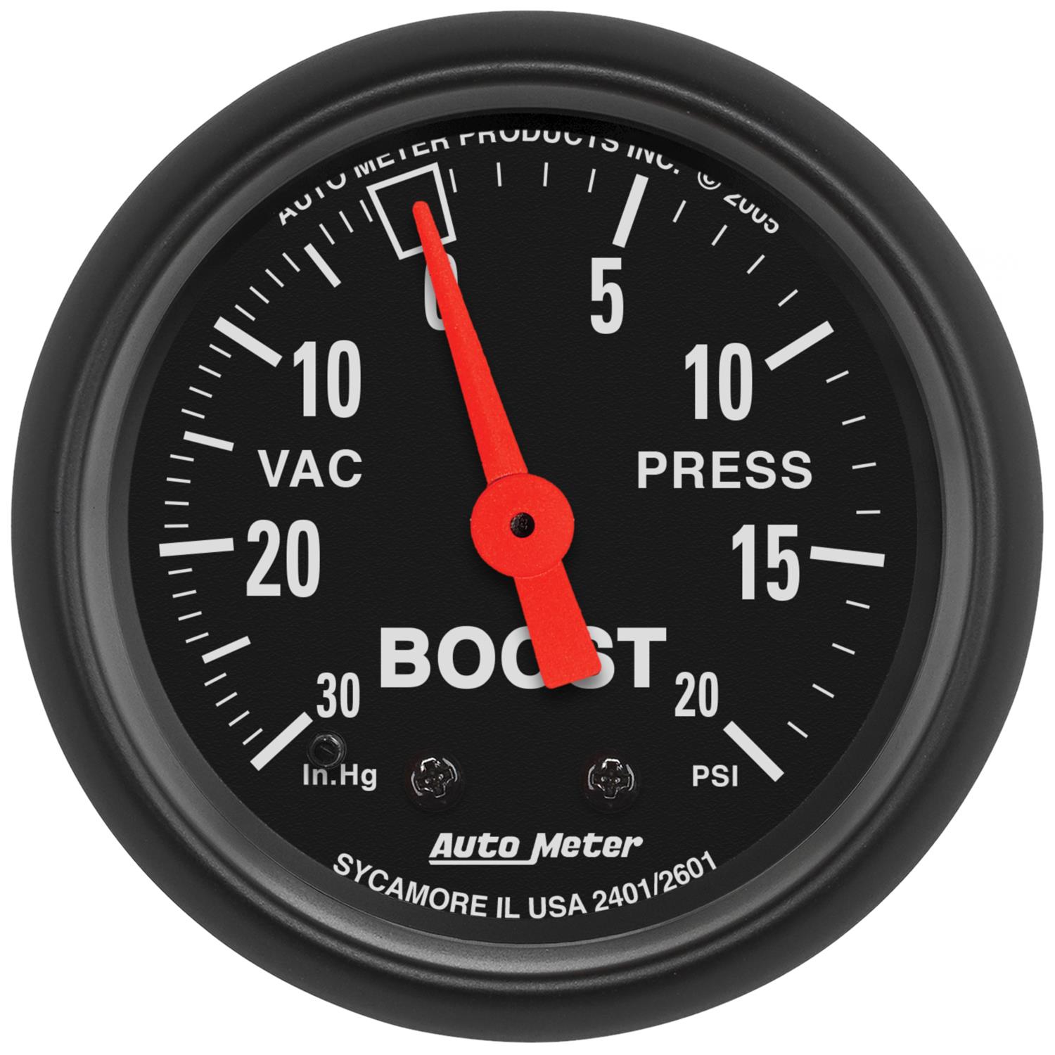 AutoMeter 2601 AutoMeter ZSeries Analog Gauges Summit Racing