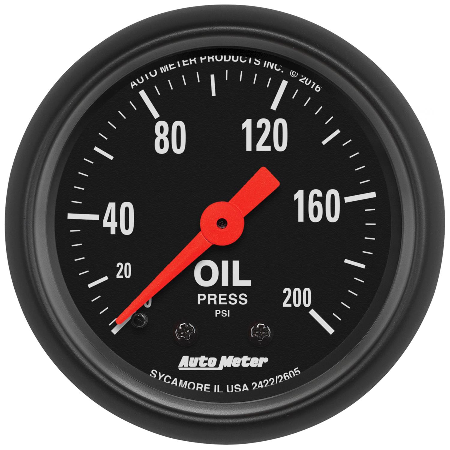 AutoMeter 2605 AutoMeter ZSeries Analog Gauges Summit Racing