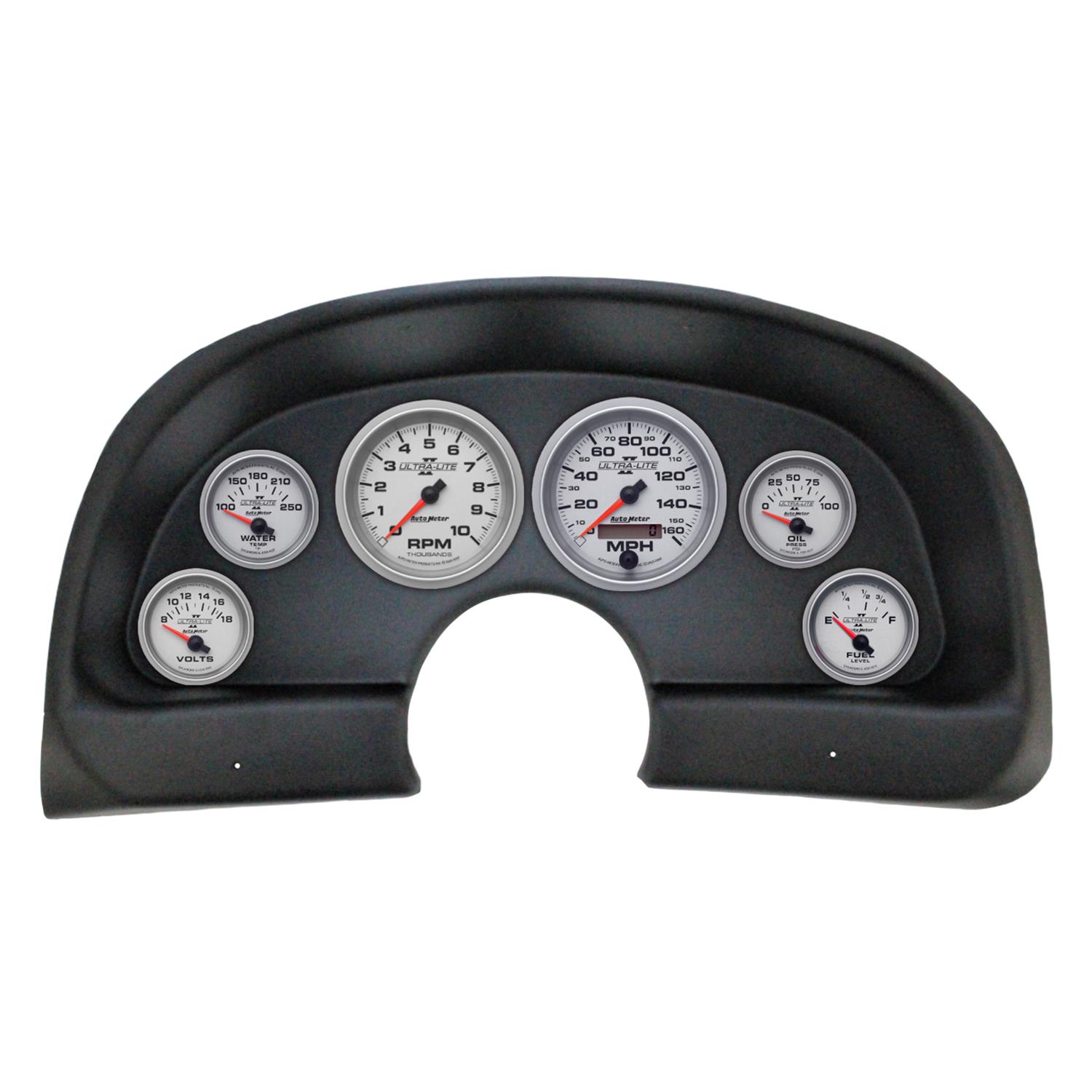 Autometer Ultra-Lite II Direct Fit Dash Kit 93-02 Chevy Camaro (2 x 3-3/8in. / 4 x 2-1/16in.)