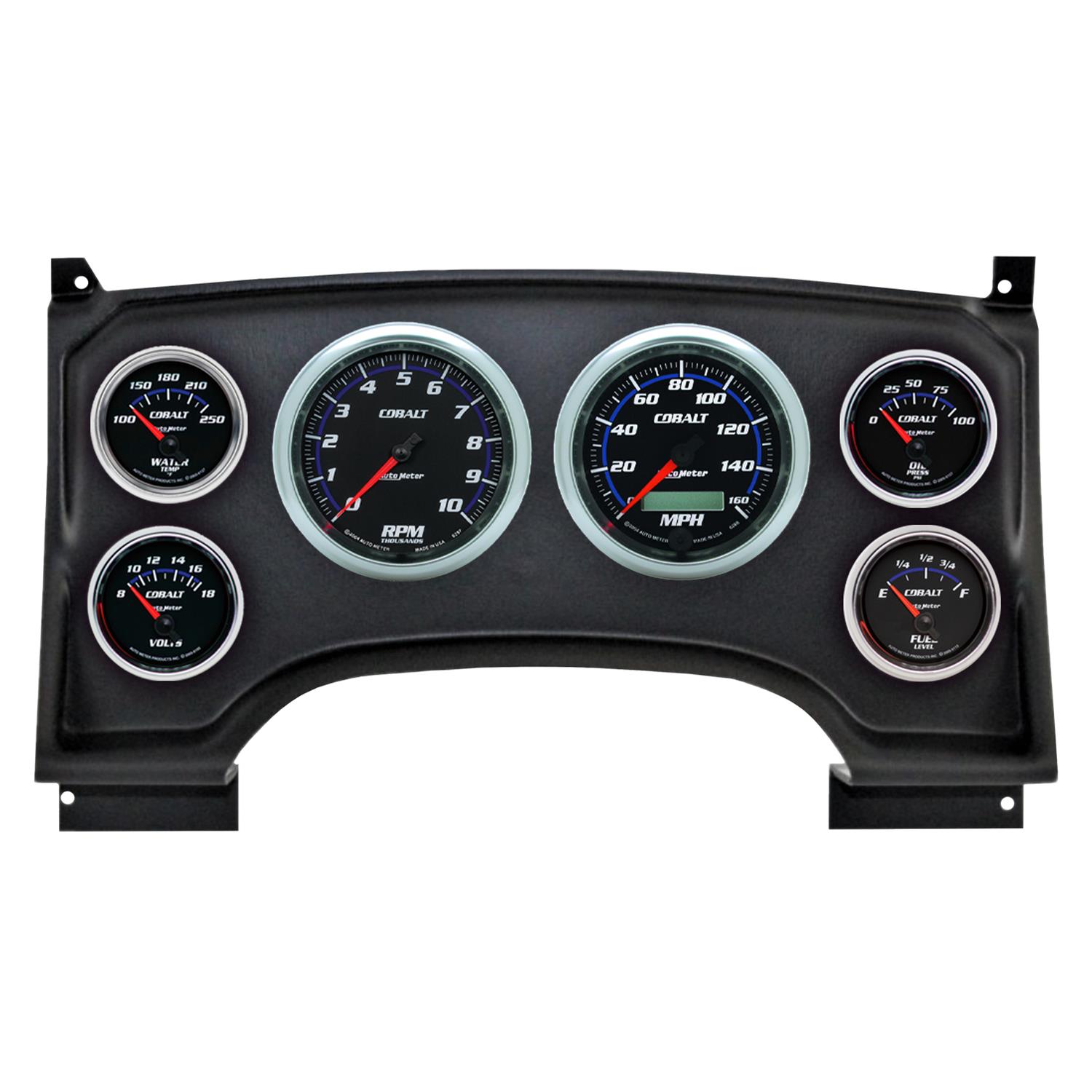 Autometer Cobalt Direct Fit Dash Kit 94-97 Chevy S10 Truck (2 x 3-3/8in. / 4 x 2-1/16in.)