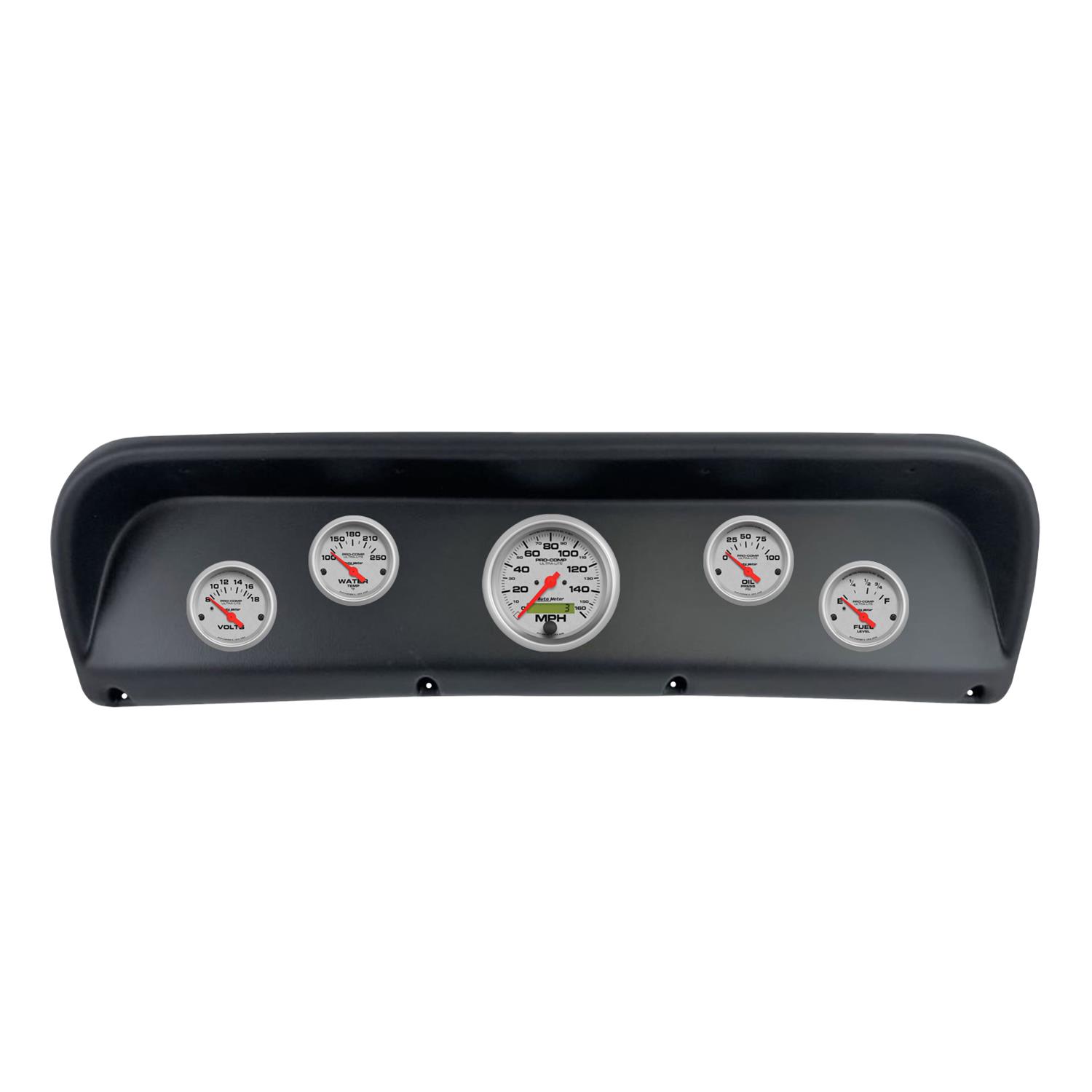 Autometer Ultra-Lite Direct Fit Dash Kit 67-72 Ford F100 (1 x 3-3/8in. / 4 x 2-1/16in.)