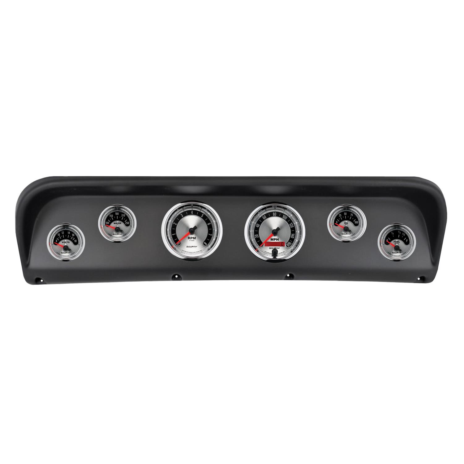 Autometer American Muscle Direct Fit Dash Kit 67-72 Ford F100 (2 x 3-3/8in. / 4 x 2-1/16in.)