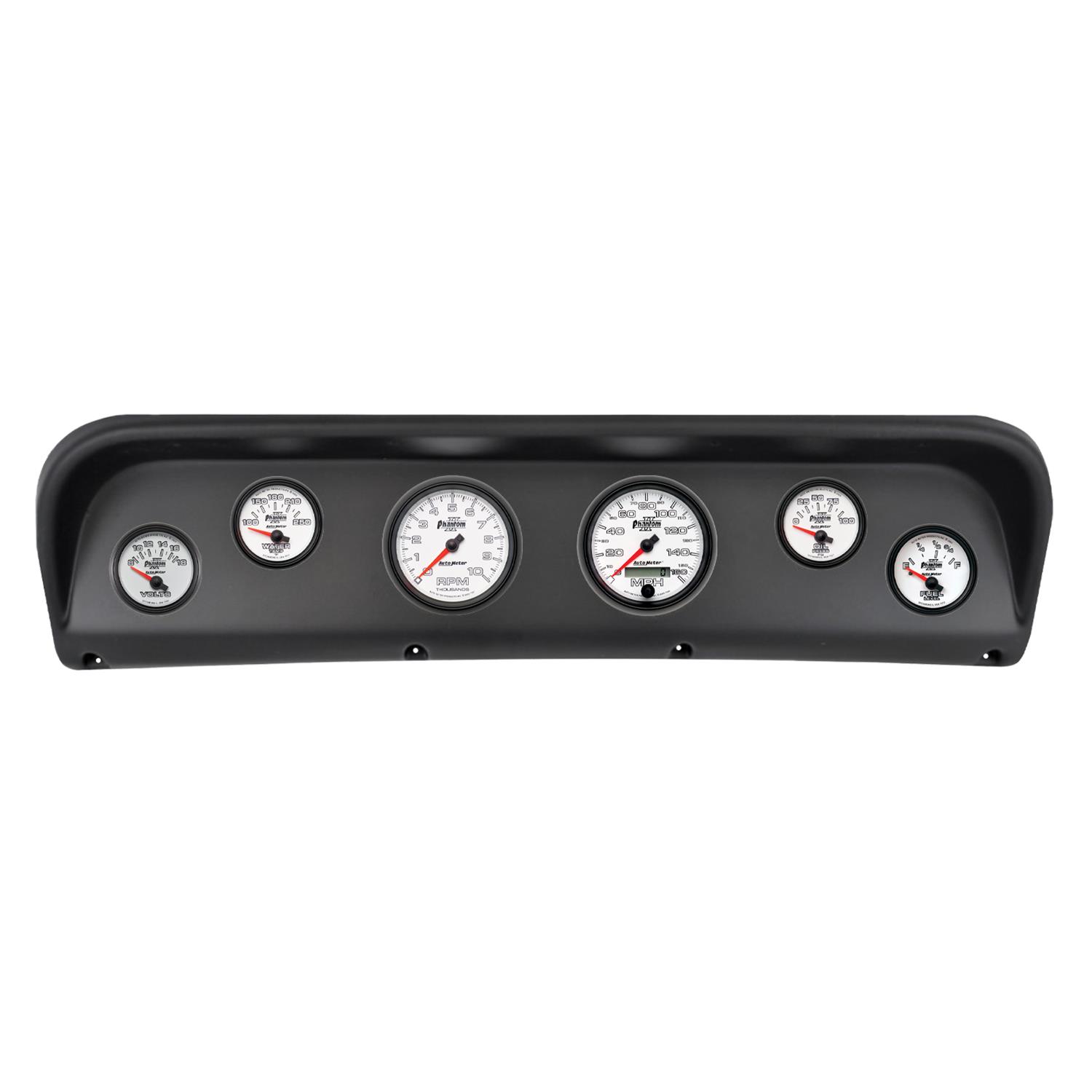 Autometer Phantom II Direct Fit Dash Kit 67-72 Ford F100 (2 x 3-3/8in. / 4 x 2-1/16in.)