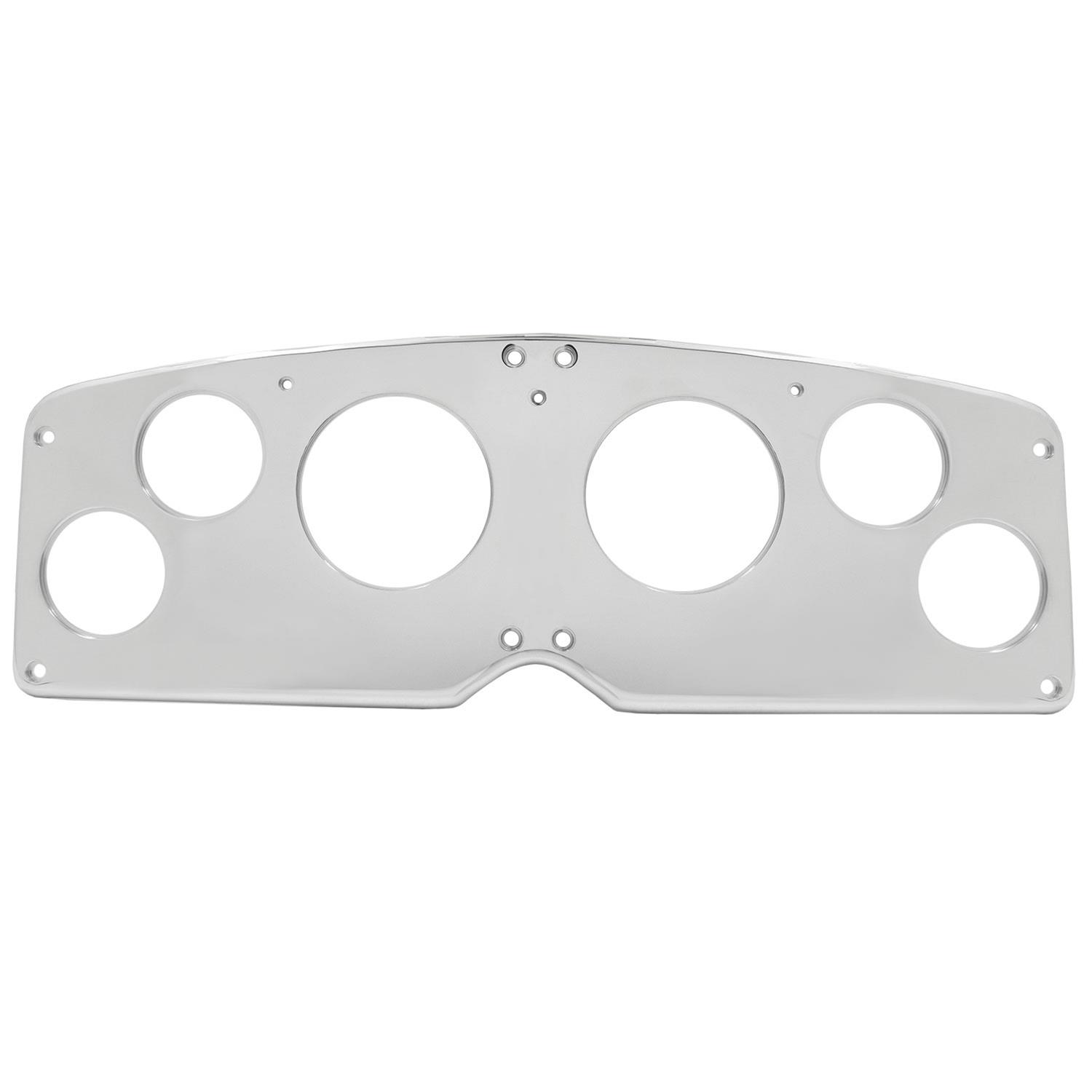 AutoMeter Mounting Solutions 54-55 GMC Truck Billet Panel/Gauge Kit - 3-1/8in. (x2) & 2-1/16in. (x4)