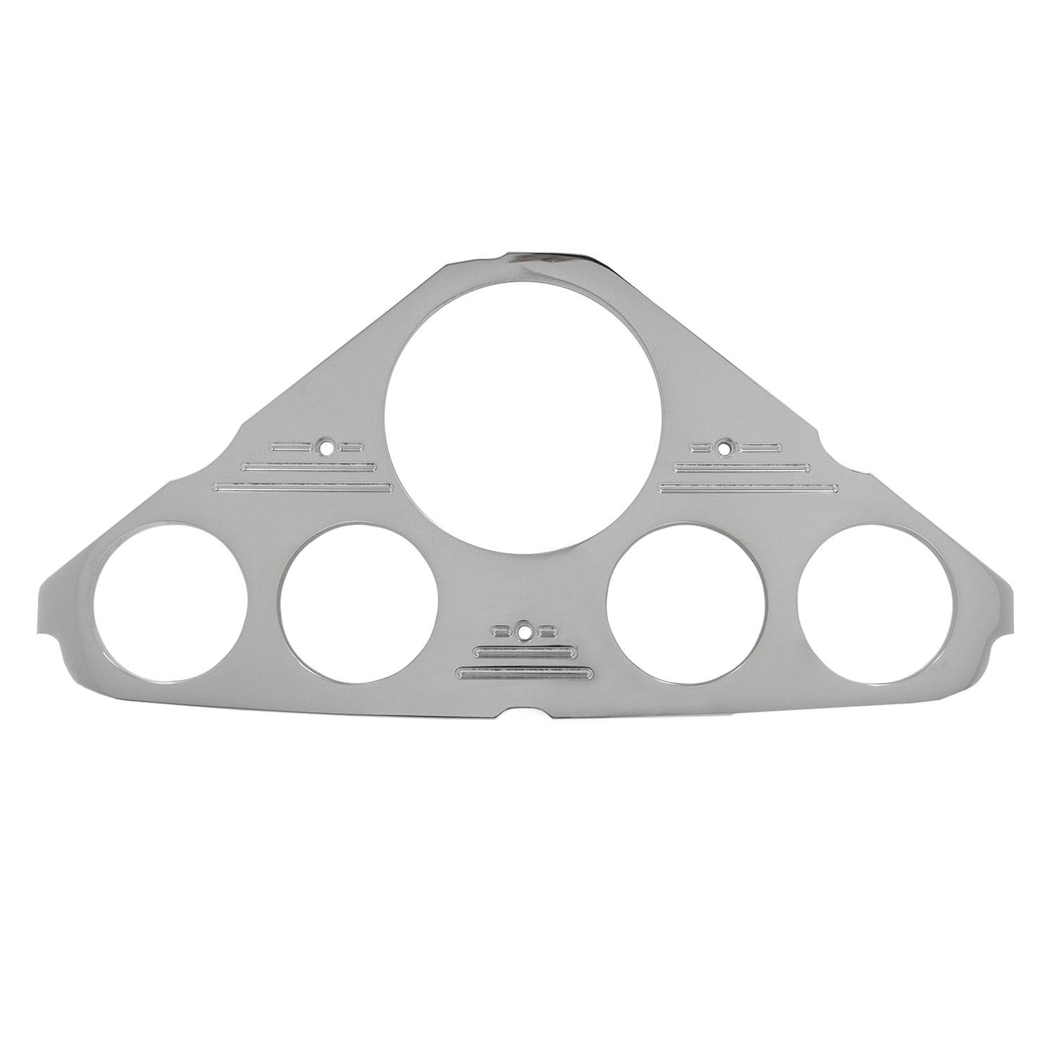 AutoMeter Mounting Sol. 55-59 Chevy Truck Billet Panel/Gauge Kit - 3-3/8in. (x1) & 2-1/16in. (x4)