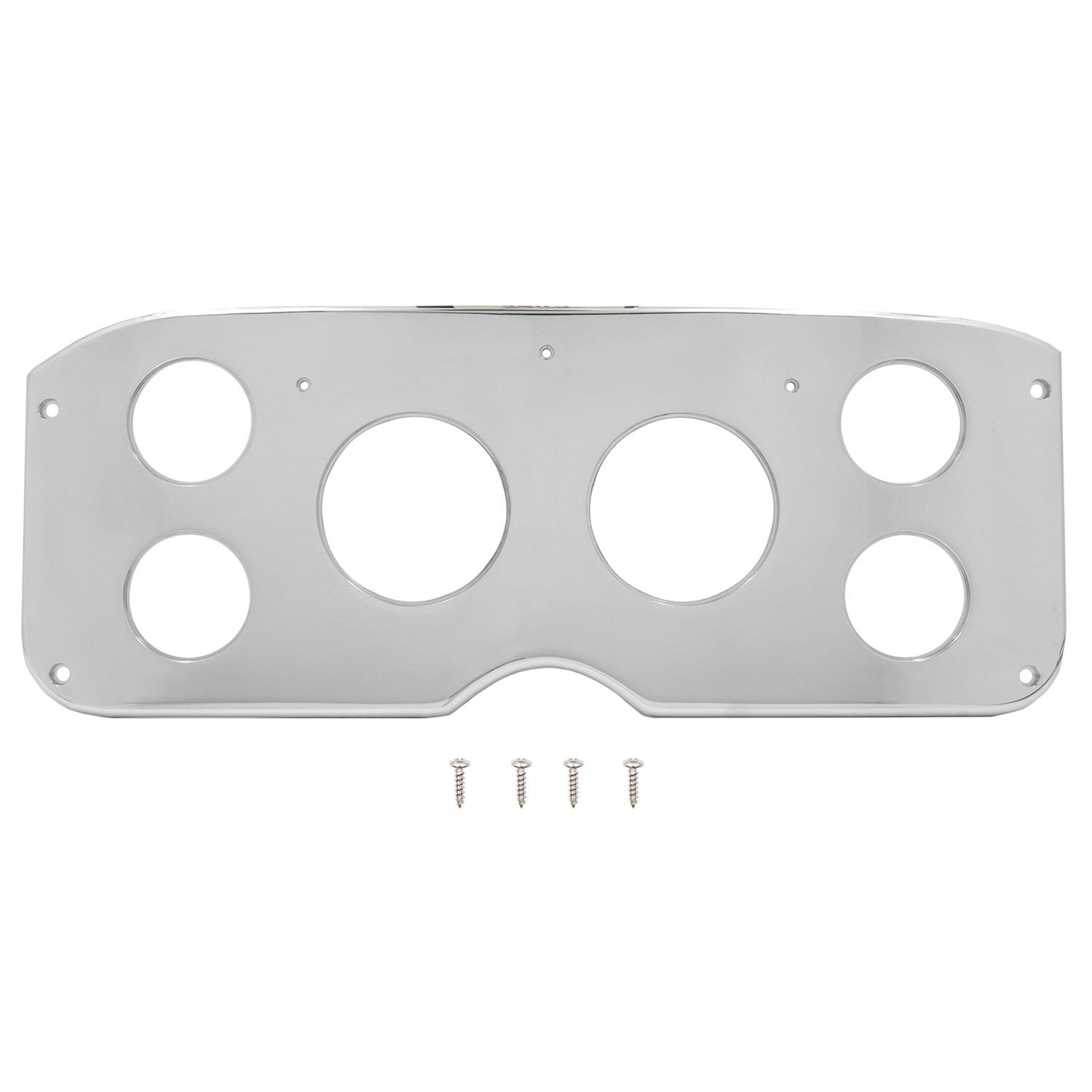 AutoMeter Mounting Solutions 55-59 GMC Truck Billet Panel/Gauge Kit - 3-1/8in. (x2) & 2-1/16in. (x4) thumbnail 2
