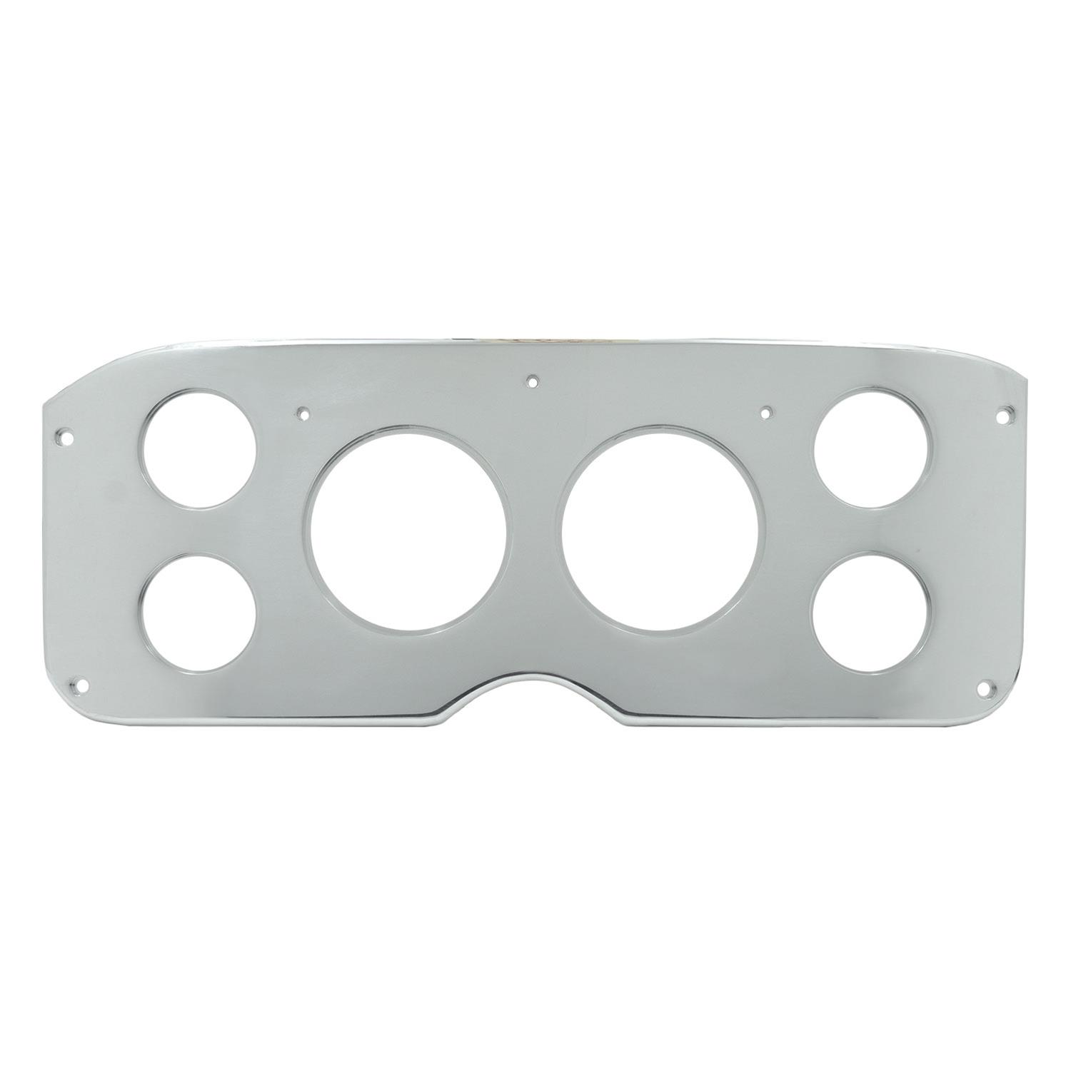 AutoMeter Mounting Solutions 55-59 GMC Truck Billet Panel/Gauge Kit - 3-3/8in. (x2) & 2-1/16in. (x4)