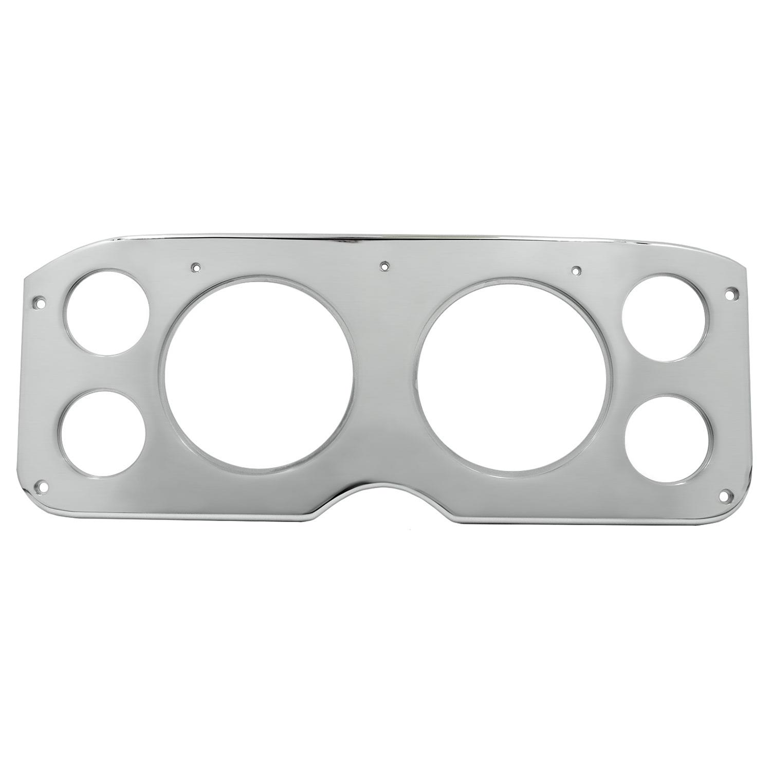 AutoMeter Mounting Solutions 55-59 GMC Truck Billet Panel/Gauge Kit - 5in. (x2) & 2-1/16in. (x4)