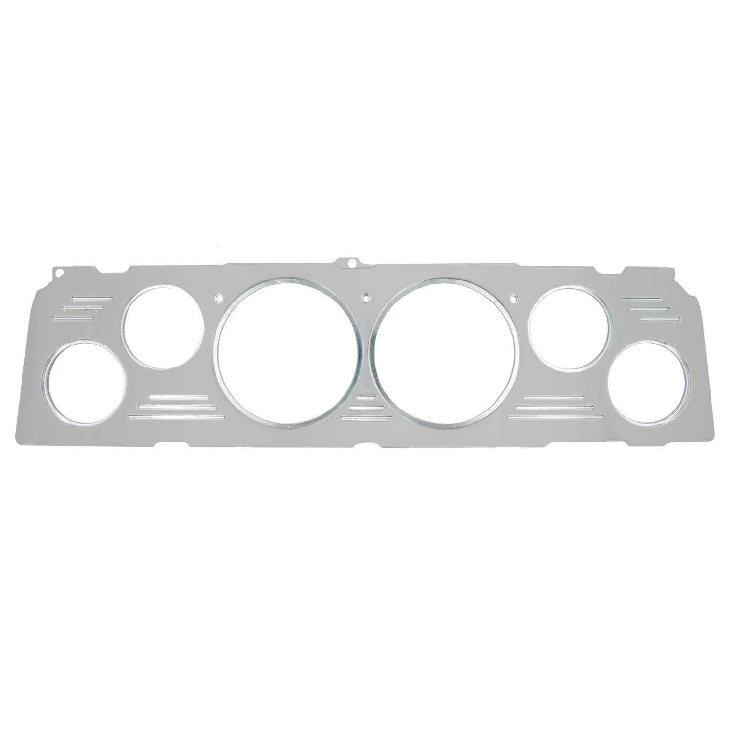 AutoMeter Mounting Sol. 64-66 Chevy Truck Billet Panel/Gauge Kit - 3-3/8in. (x2) & 2-1/16in. (x4)