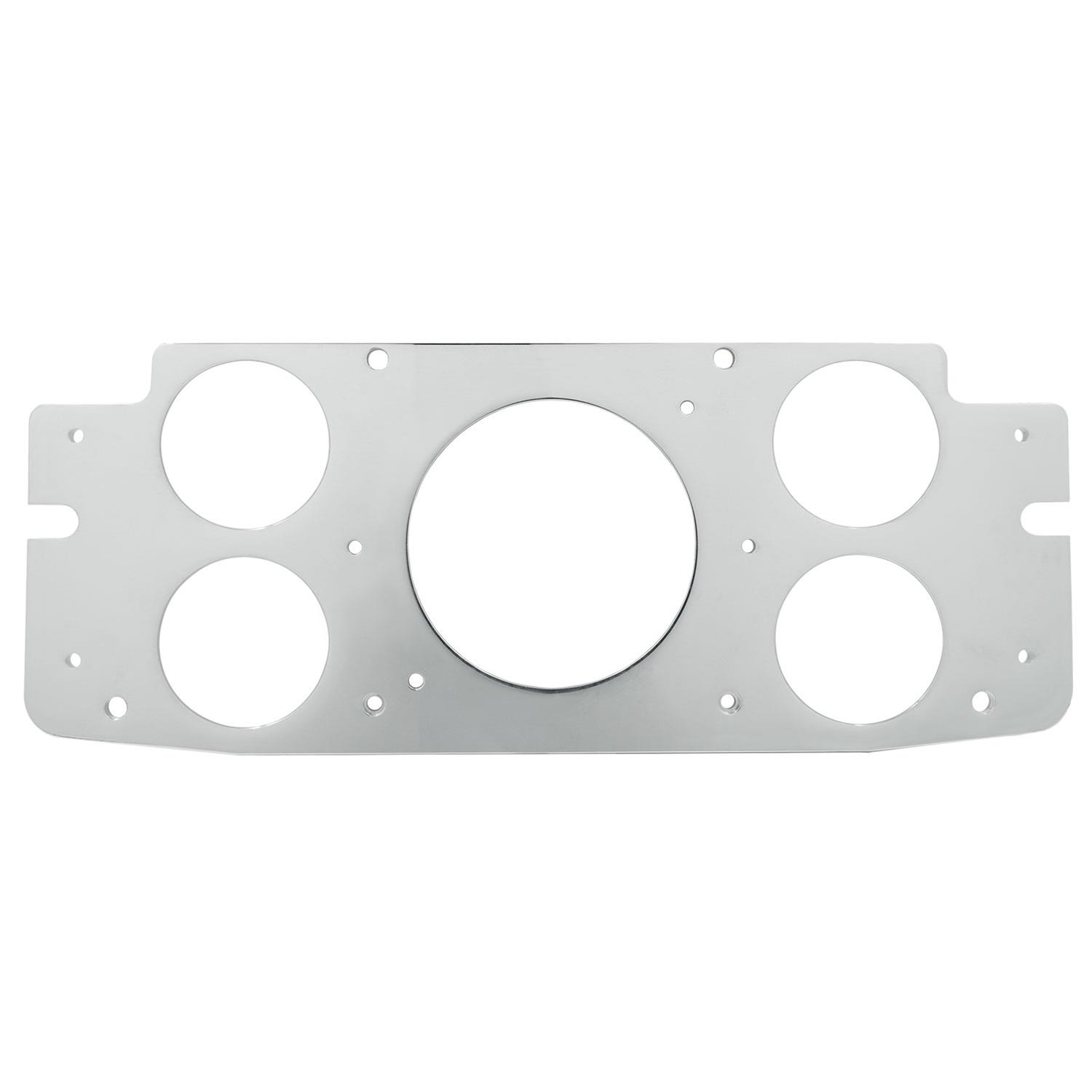 AutoMeter Mounting Sol. 57-60 Ford Truck Billet Panel/Gauge Kit - 3-3/8in. (x1) & 2-1/16in. (x4)