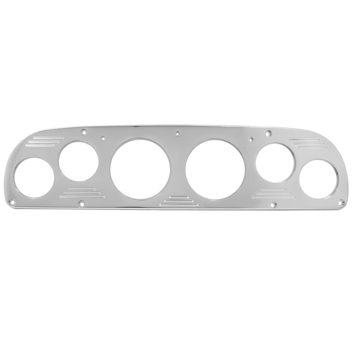 AutoMeter Mounting Sol. 57-60 Ford Truck Billet Panel/Gauge Kit - 3-1/8in. (x2) & 2-1/16in. (x4)
