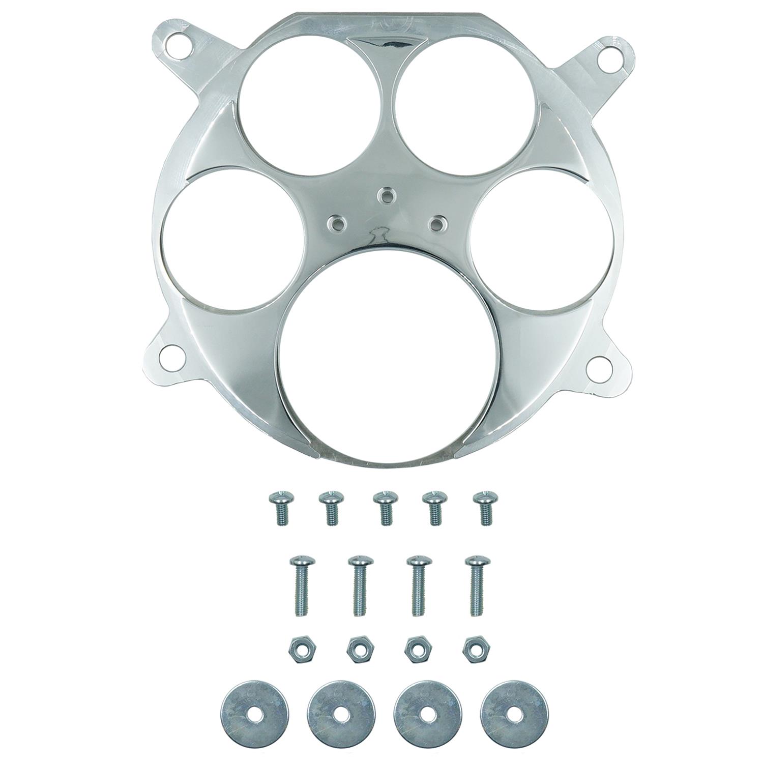 AutoMeter Mounting Sol. 61-66 Ford Truck Billet Panel/Gauge Kit - 3-1/8in. (x1) & 2-1/16in. (x4) thumbnail 2