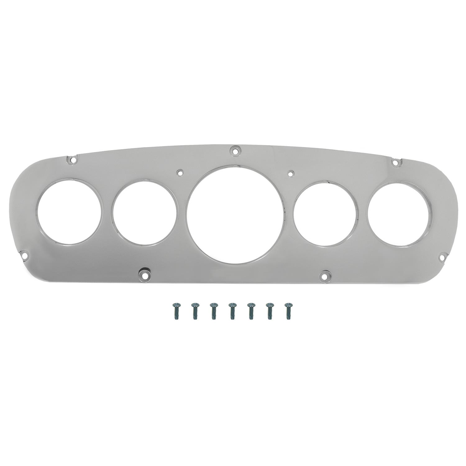 AutoMeter Mounting Sol. 65-66 Ford Truck Billet Panel/Gauge Kit - 3-1/8in. (x1) & 2-1/16in. (x4) thumbnail 2
