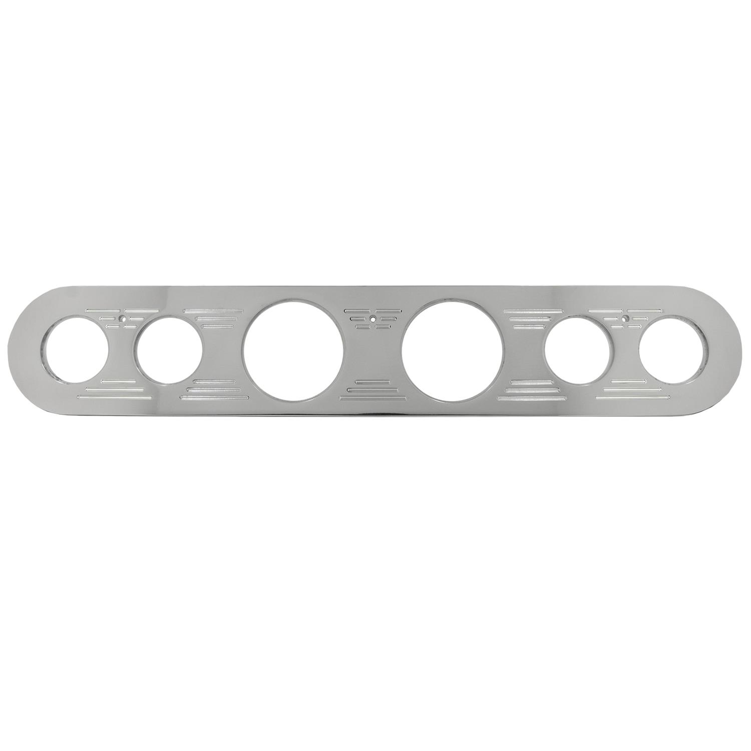AutoMeter Mounting Sol. 67-72 Ford Truck Billet Panel/Gauge Kit - 3-1/8in. (x2) & 2-1/16in. (x4)