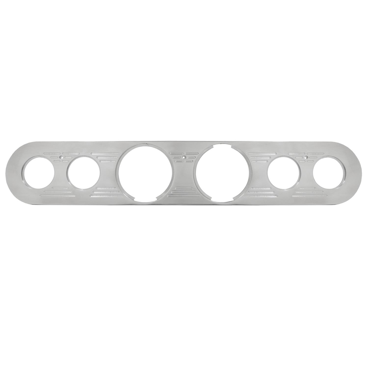 AutoMeter Mounting Sol. 67-72 Ford Truck Billet Panel/Gauge Kit - 3-3/8in. (x2) & 2-1/16in. (x4)