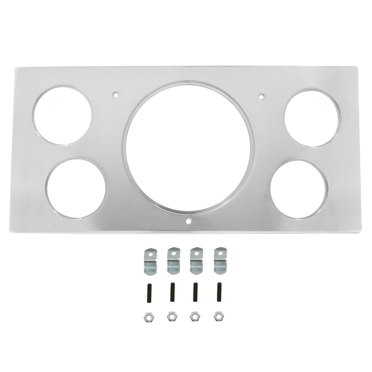AutoMeter Mounting Solutions 73-79 Ford Truck Billet Panel/Gauge Kit - 5in. (x1) & 2-1/16in. (x4) thumbnail 2