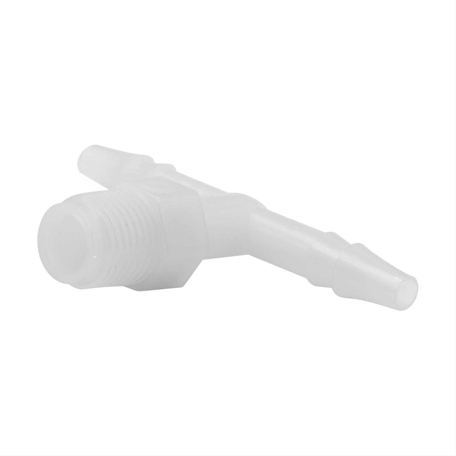 AutoMeter Tee Fittings 3291 Fitting, Tee, 3/16in Hose Barb To 1/8in NPT Male, Plastic