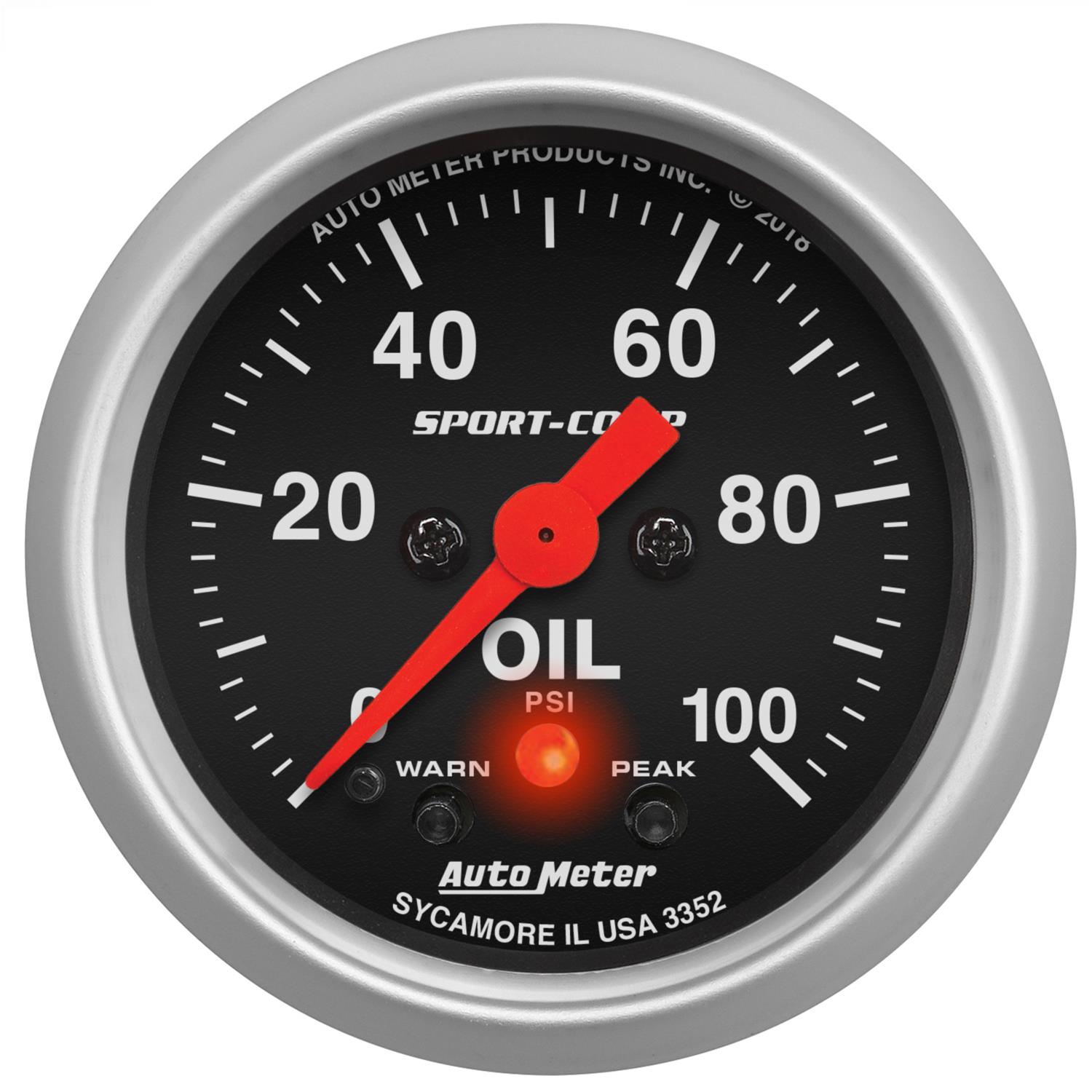 AutoMeter 3352 AutoMeter Sport-Comp Analog Gauges | Summit Racing