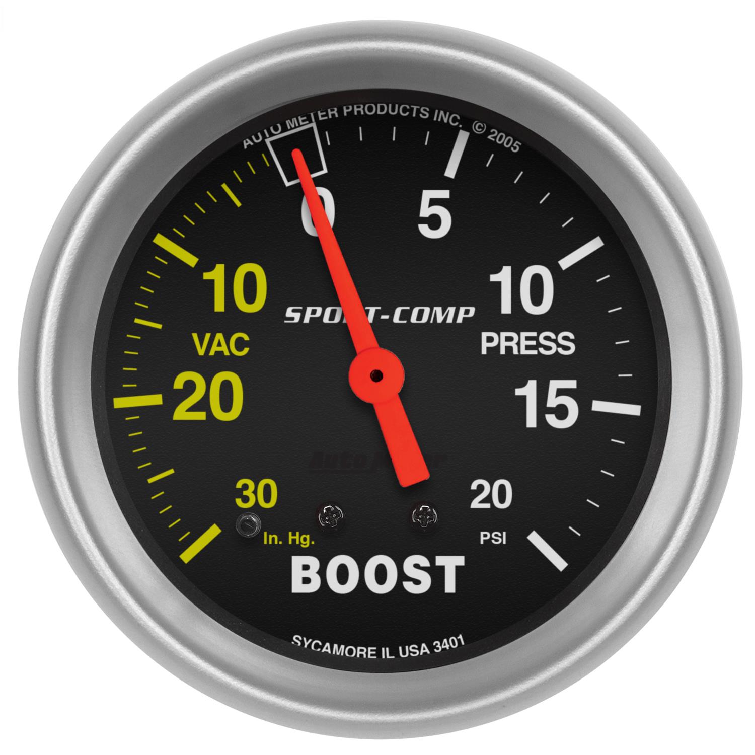 Manomètre pression turbo Auto meter ref 3401 - Vintage Garage