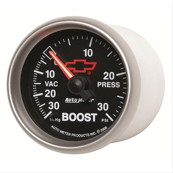 Autometer Sport-Comp II GM 52mm 30 PSI Mechanical Boost Vacuum Gauge thumbnail 3