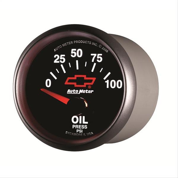 Autometer Oil Pressure 2-1/16, 0-100 PSI - Red Bowtie thumbnail 5