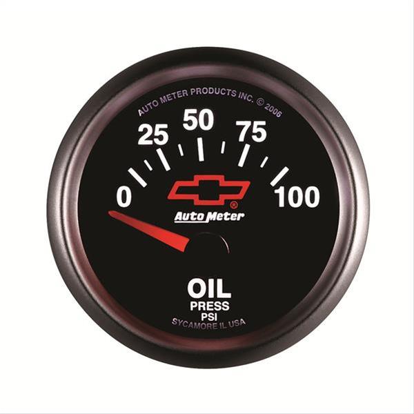 Autometer Oil Pressure 2-1/16, 0-100 PSI - Red Bowtie thumbnail 4
