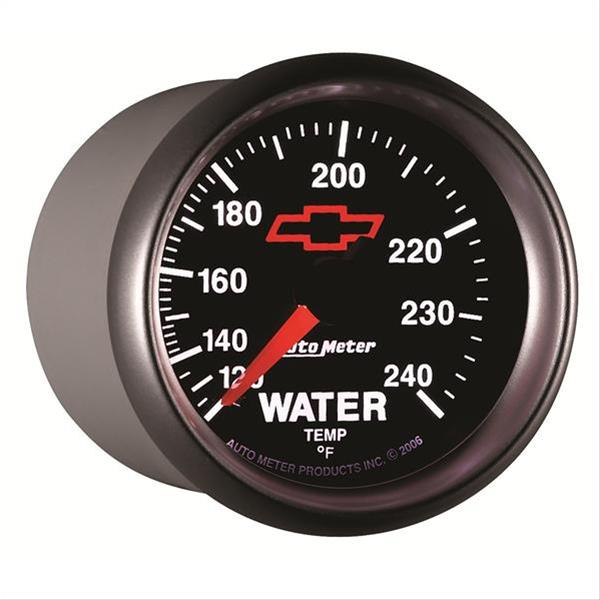 Autometer Sport-Comp II 2-1/16in 120-240 Deg Mechanical Water Temp Gauge - Bowtie Black thumbnail 2