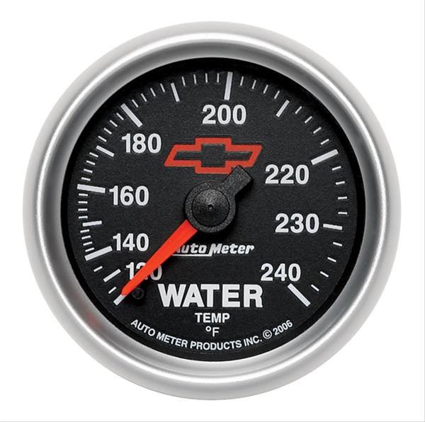 Autometer Sport-Comp II 2-1/16in 120-240 Deg Mechanical Water Temp Gauge - Bowtie Black thumbnail 4