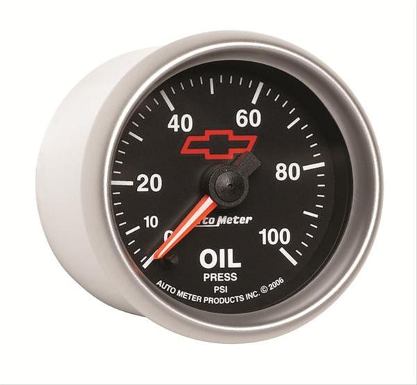Autometer GM Bowtie Black 2-1/16in 0-100 PSI Oil Pressure - Stepper Motor thumbnail 6