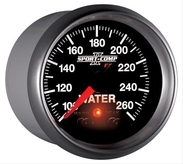 Autometer Sport-Comp II 52.4mm 100-260 Deg F Water Temp Peak & Warn w/ Electronic Control Gauge thumbnail 5