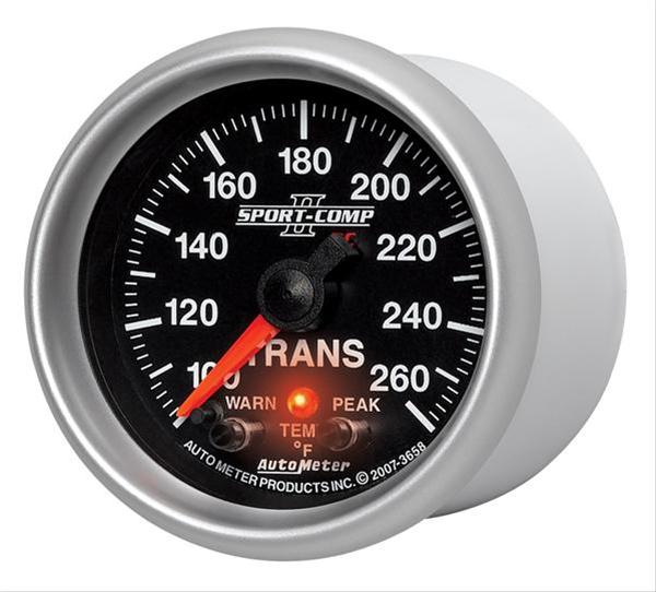 Autometer Elite 52.4mm 100-260F Transmission Temperature Peak & Warn w/ Electronic Control Gauge thumbnail 4