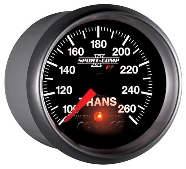 Autometer Elite 52.4mm 100-260F Transmission Temperature Peak & Warn w/ Electronic Control Gauge thumbnail 3
