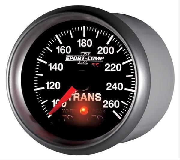 Autometer Elite 52.4mm 100-260F Transmission Temperature Peak & Warn w/ Electronic Control Gauge thumbnail 6