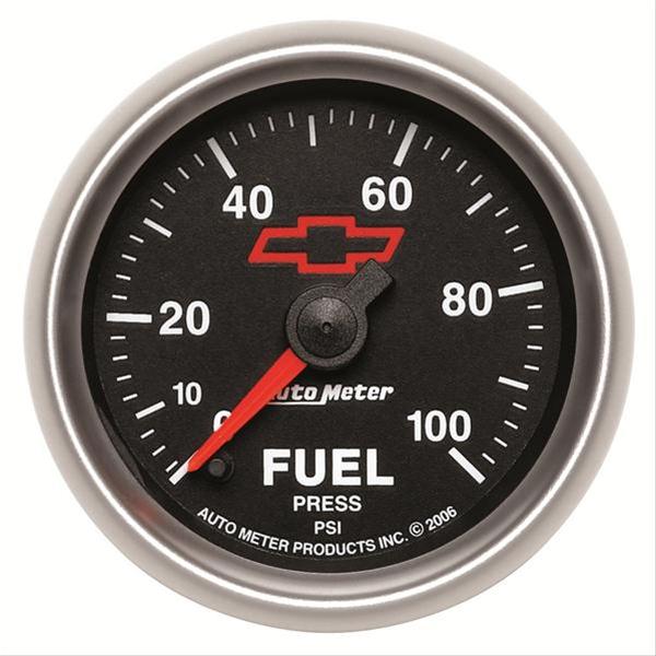 Autometer Sport-Comp II GM 52mm 0-100 PSI Full Sweep Electronic Fuel Pressure Gauge