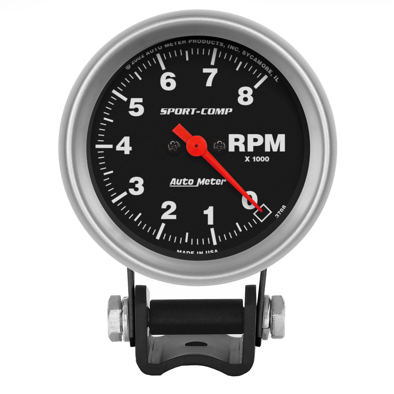 AutoMeter SPORT-COMP 新品‼︎ Autometer Sport-Comp 3-3/8 inch 8000 RPM Electronic In Dash