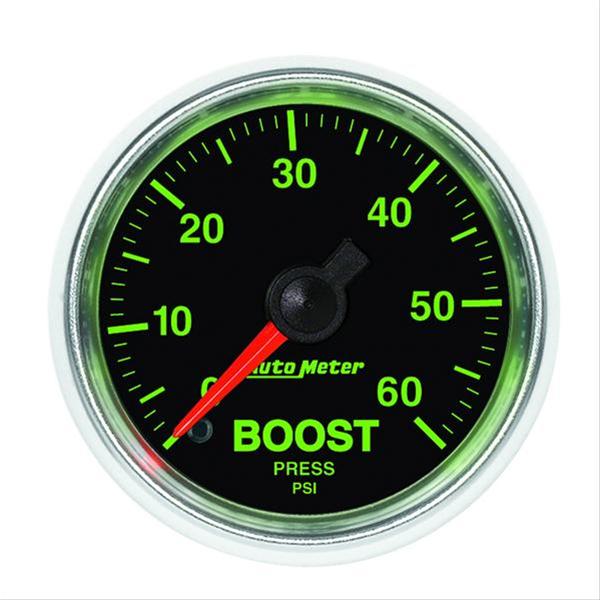 Autometer GS 52mm 0-60 psi Mechanical Boost Gauge