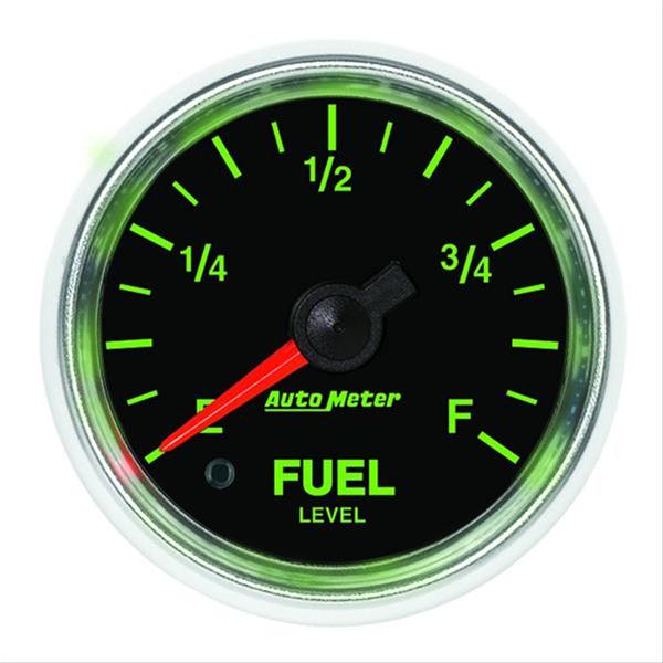 Autometer GS 2 1/16in. 0-280 Ohms Fuel Level Gauge - Stepper Motor