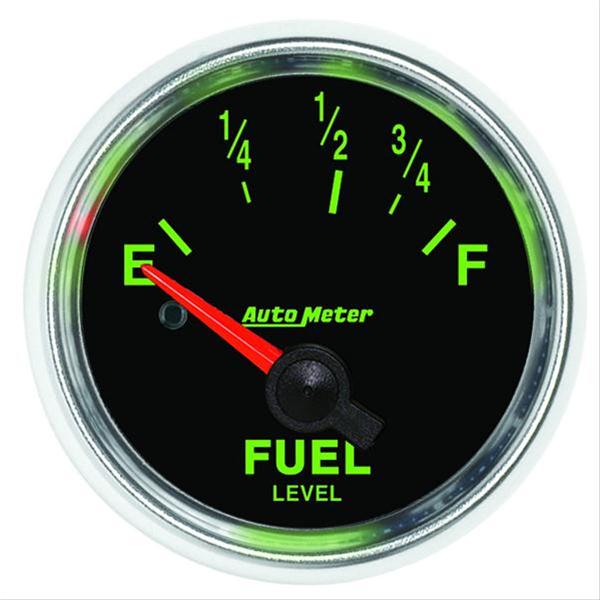 AutoMeter Gauge Fuel Level 2-1/16in. 73 Ohm(e) to 10 Ohm(f) Elec Gs