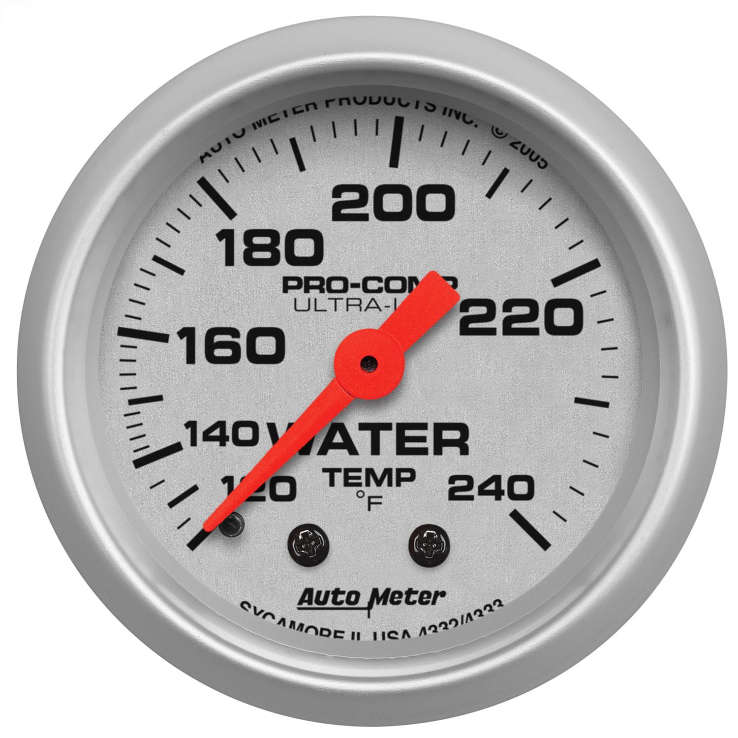 AutoMeter 4332 AutoMeter Ultra-Lite Analog Gauges | Summit Racing