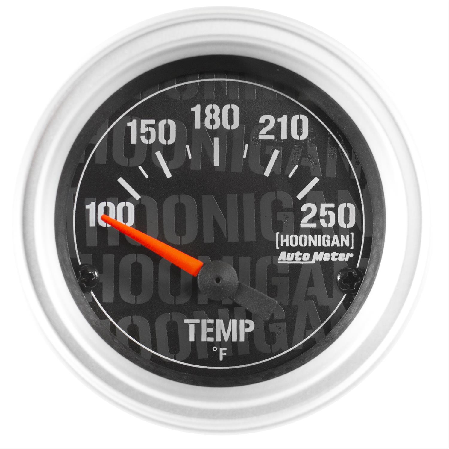 Auto Meter 4337 Ultra-Lite Electric Water Temperature Gauge, Silver