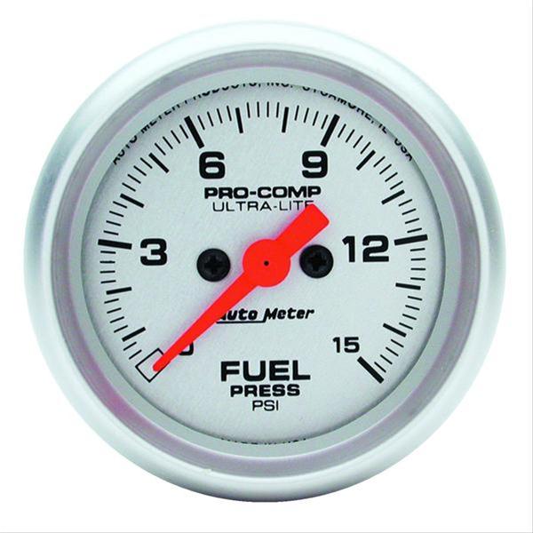 Autometer Ultra-Lite 2-1/16in 15psi Fuel Pressure Gauge - Digital Stepper Motor thumbnail 8