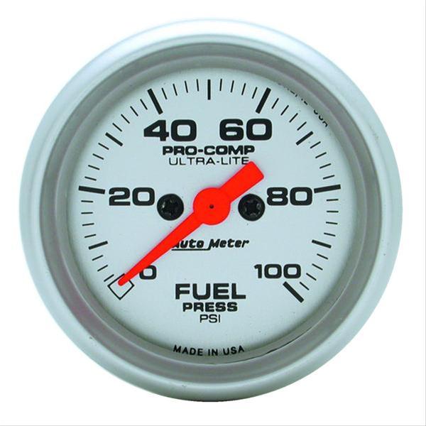 Autometer Ultra-Lite 52mm 0-100 PSI Electronic Fuel Pressure Gauge thumbnail 7