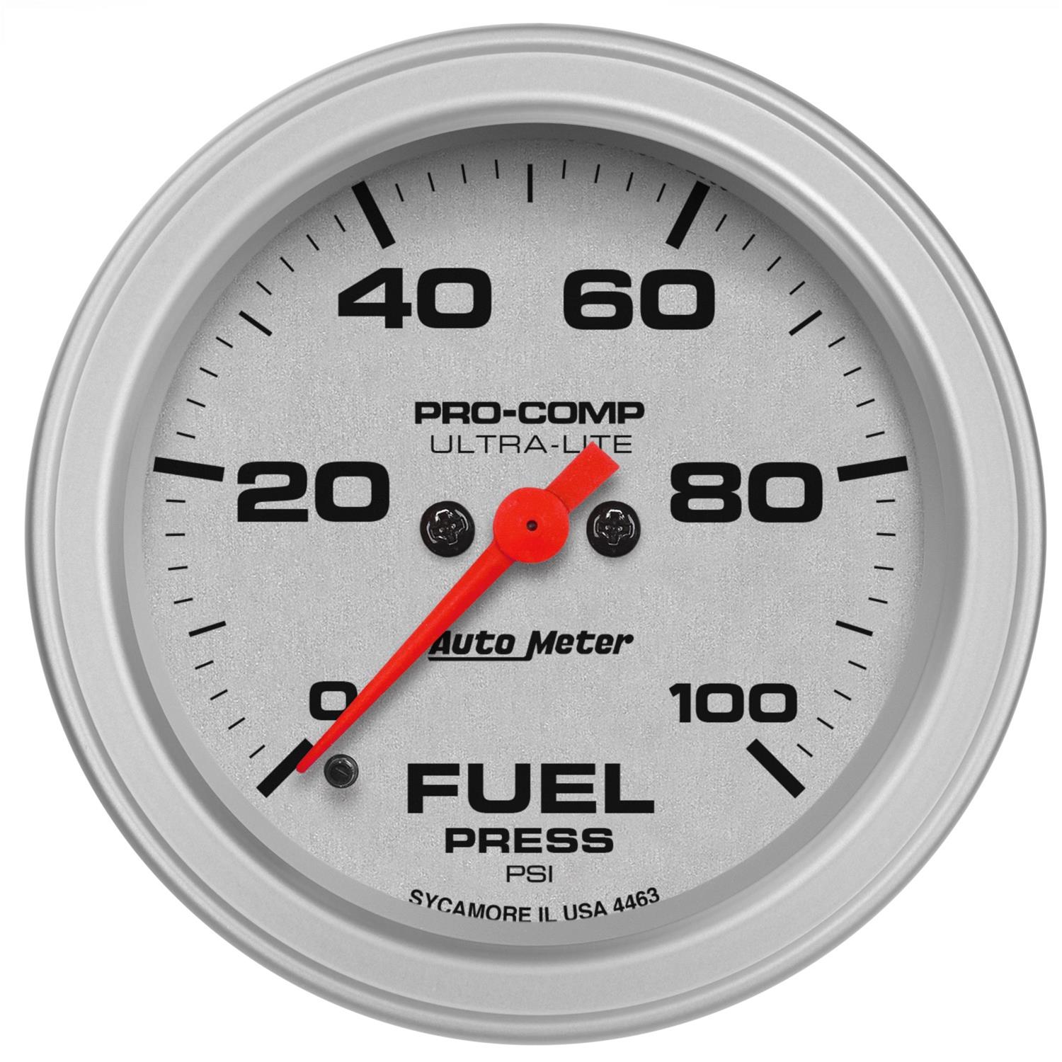 Autometer Ultra-Lite 66.7mm Full Sweep Electronic 60-210 Degree F Water Temperature Gauge thumbnail 5
