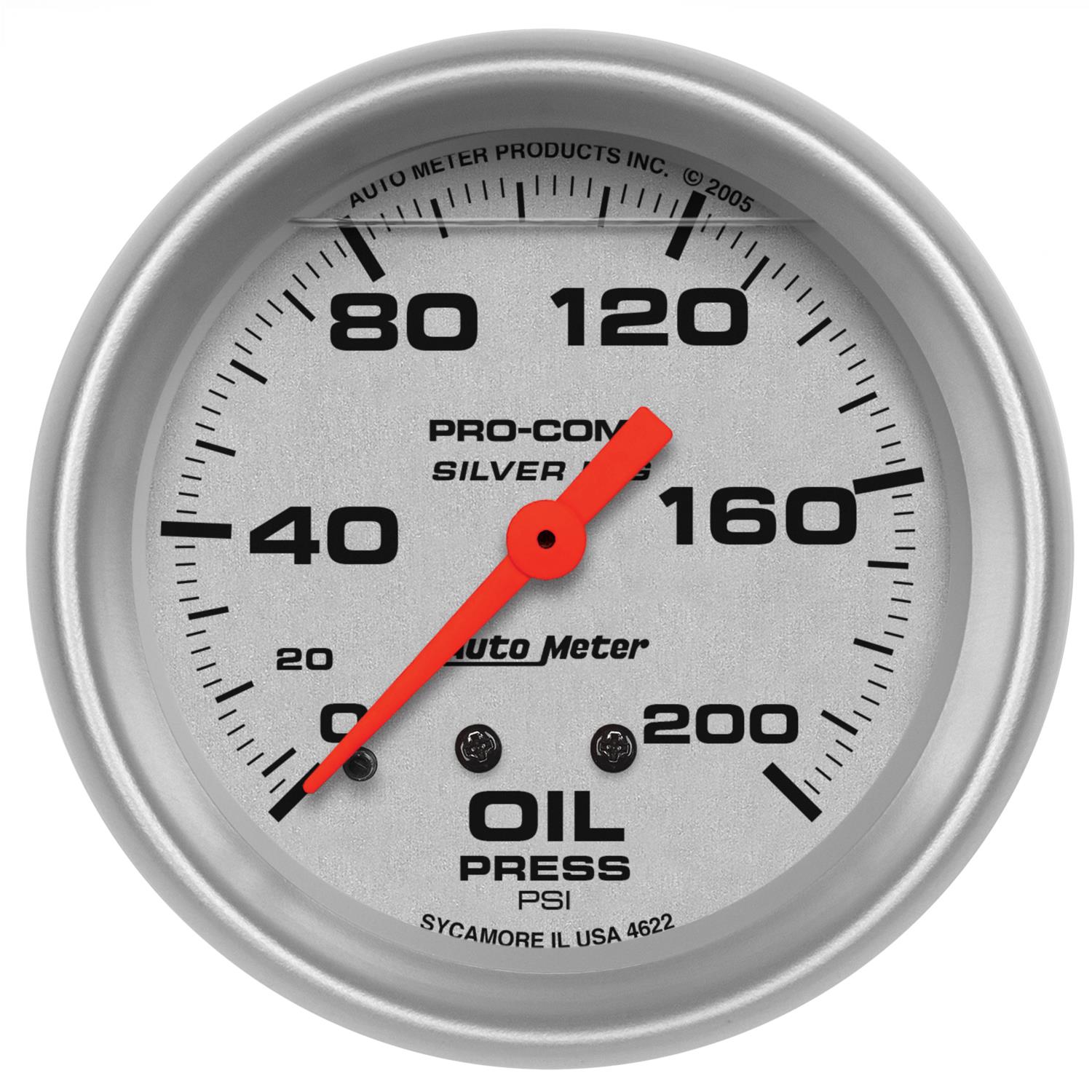 Test Oil Pressure Gauge