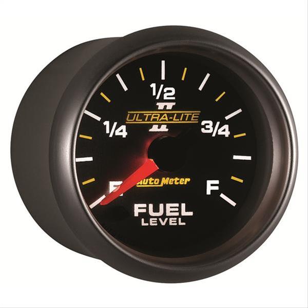 Autometer Ultra-Lite II 2-1/16in 0-280 Ohm Programmable Fuel Level Gauge thumbnail 5